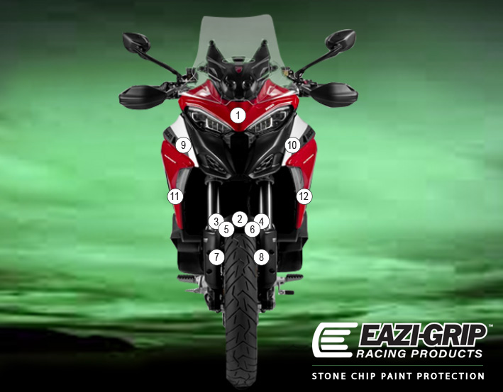 [GUARDDUC013] Eazi-Guard Paint Protection Film for Ducati Multistrada V4, gloss or matte (Gloss)
