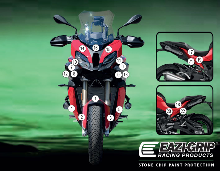 [GUARDBMW009] Eazi-Grip Paint Protection Film for BMW S1000XR 2020, gloss or matte (Gloss)