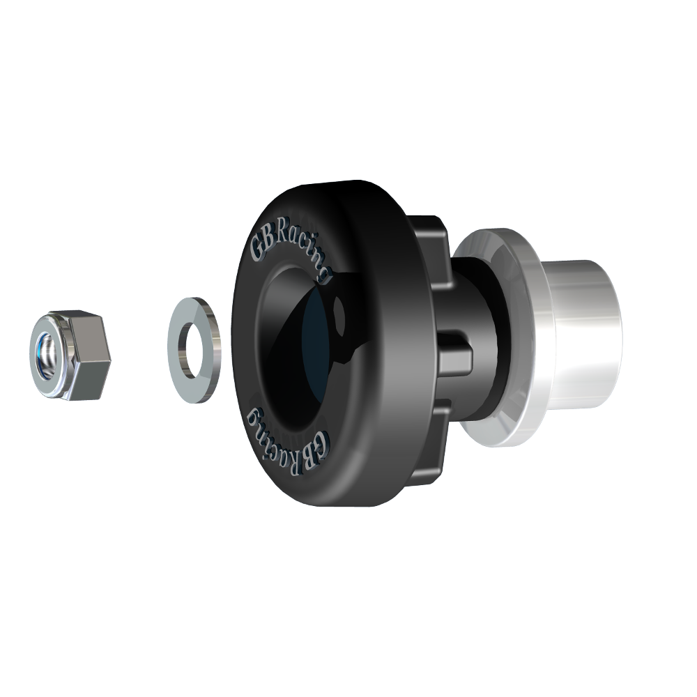 [BA-675-LHS-GBR] GBRacing Front Spindle Protector LHS for Triumph Daytona 675, Street Triple / R