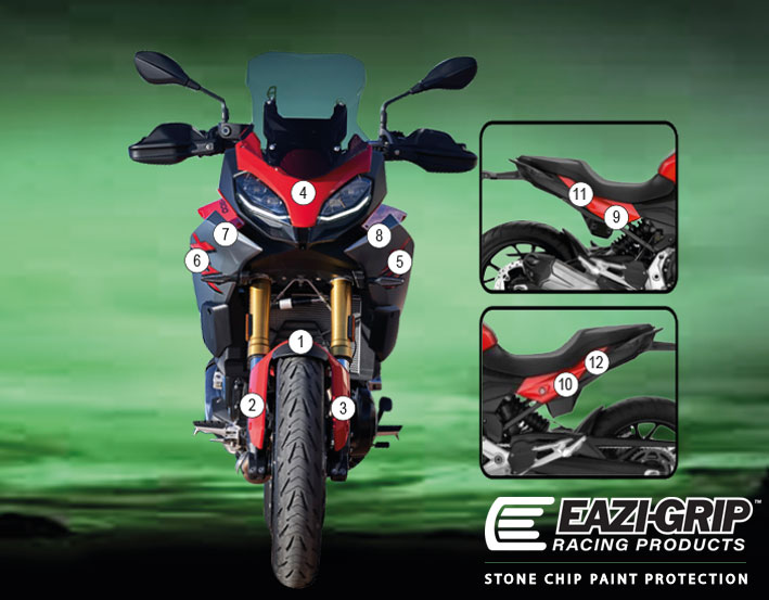 [GUARDBMW010] Eazi-Grip Paint Protection Film for BMW F900XR 2020, gloss or matte (Gloss)