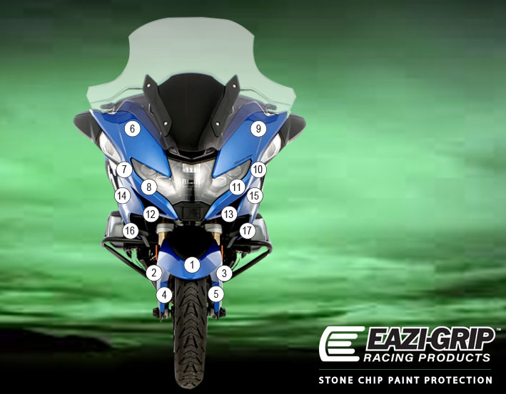 [GUARDBMW014] Eazi-Guard Paint Protection Film for BMW R1250RT 2021, gloss or matte (Gloss)