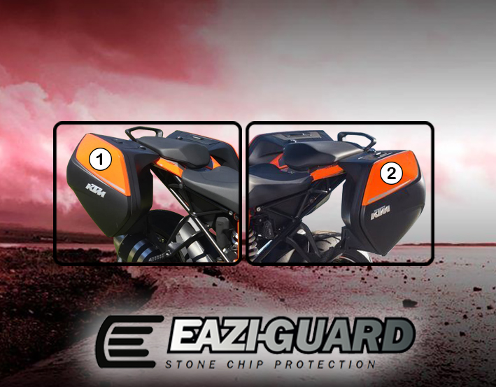 Eazi-Grip Pannier Protection Film for KTM 1290 Super Duke GT, gloss or matte