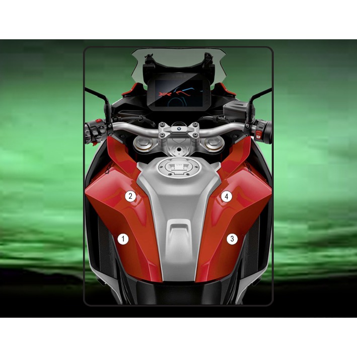 Eazi-Grip Tank Protection Film for BMW F900XR, gloss or matte