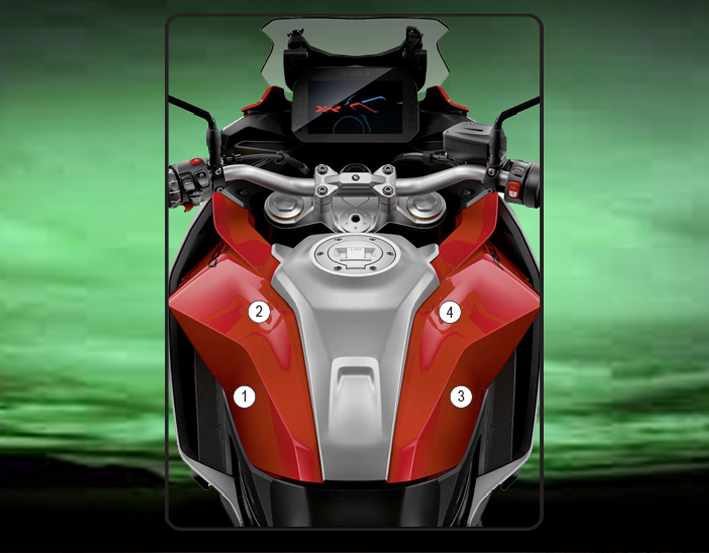 [TANKBMW002] Eazi-Guard Tank Protection Film for BMW F900XR 2020, gloss or matte (Gloss)