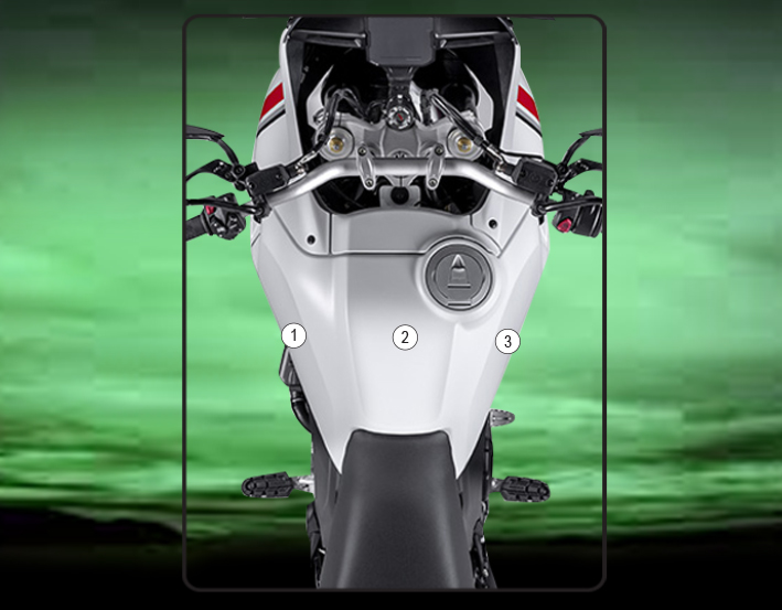 [TANKDUC001] Eazi-Guard Tank Protection Film for Ducati DesertX, gloss or matte (Gloss)