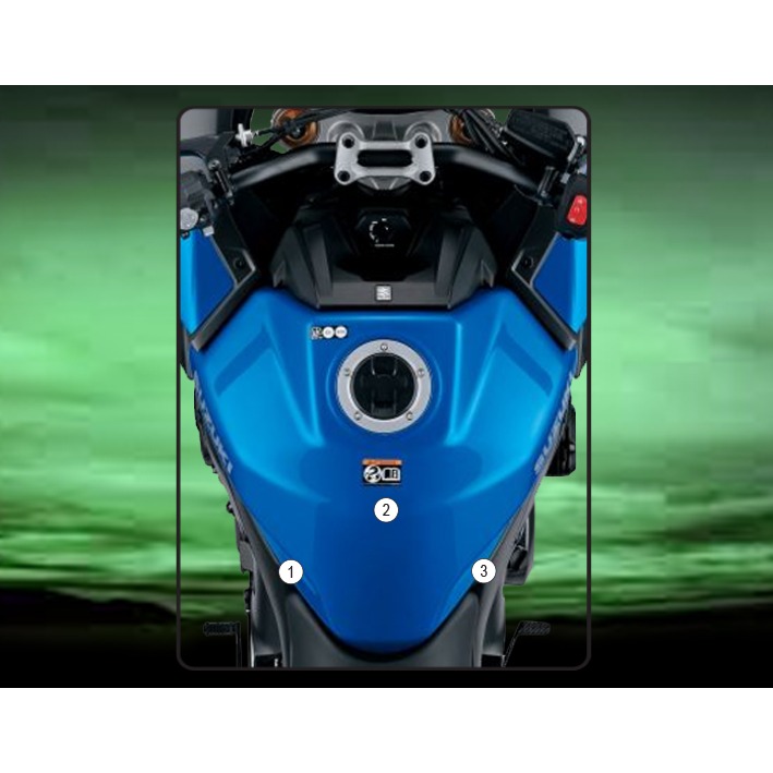 Eazi-Grip Tank Protection Film for Suzuki GSX-S1000GT, gloss or matte