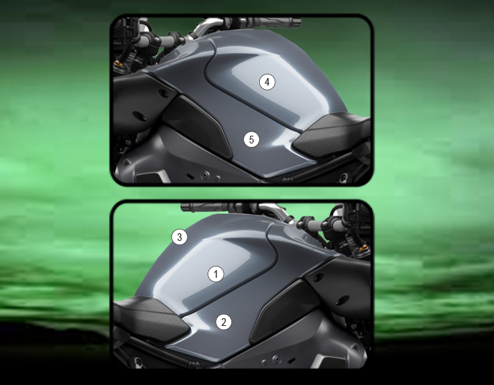 Eazi-Grip Tank Protection Film for Yamaha MT-10, gloss or matte