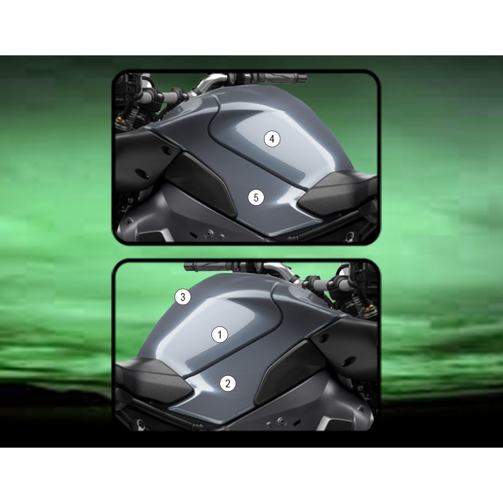 [TANKYAM001] Eazi-Grip Tank Protection Film for Yamaha MT-10, gloss or matte (Gloss)