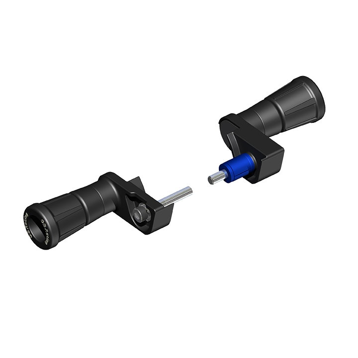 [CP-R1-2007-SET-GBR] GBRacing Frame Sliders / Crash Protectors for Yamaha YZF-R1 2007 - 2008