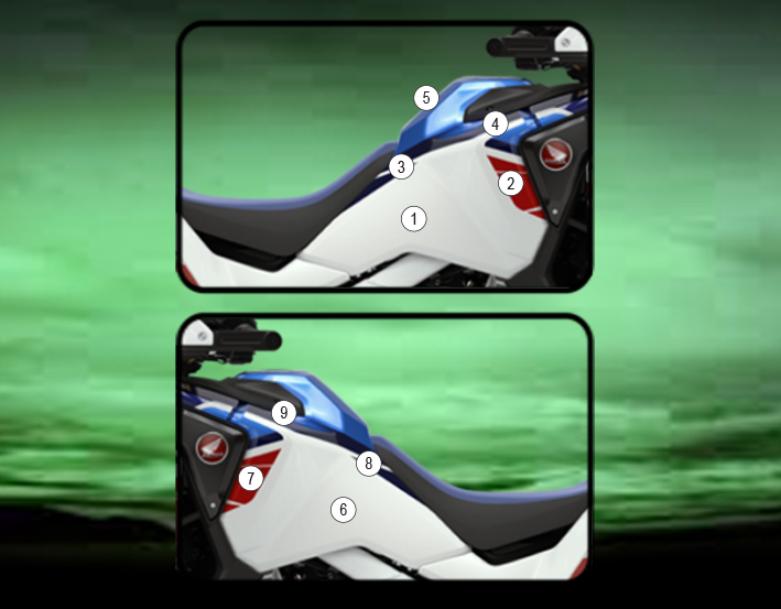 Eazi-Guard Tank Protection Film for Honda Africa Twin Adventure Sports
