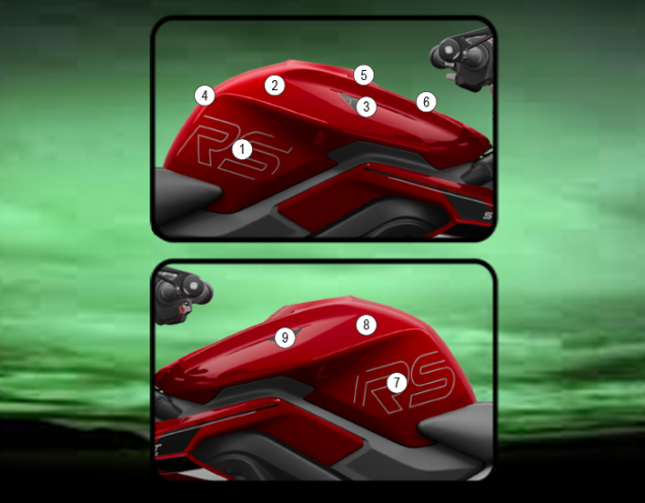 [TANKTRI004] Eazi-Guard Tank Protection Film for Triumph Street Triple R RS 2023, gloss or matte (Gloss)