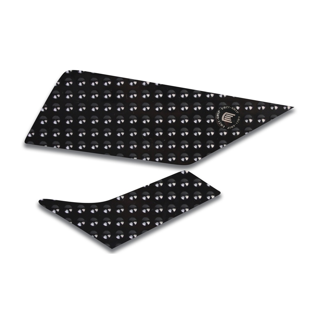 [EVO825BL] Eazi-Grip EVO Tank Grips for Triumph Street Triple R RS 2023, clear or black (Black)
