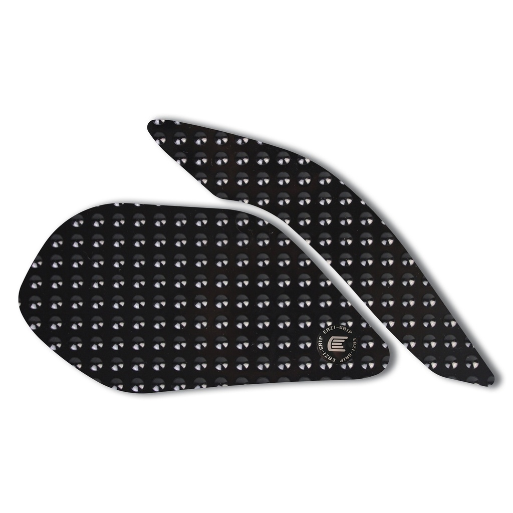 [EVOMOT002BL] Eazi-Grip EVO Tank Grips for Moto Guzzi V85 TT, clear or black (Black)