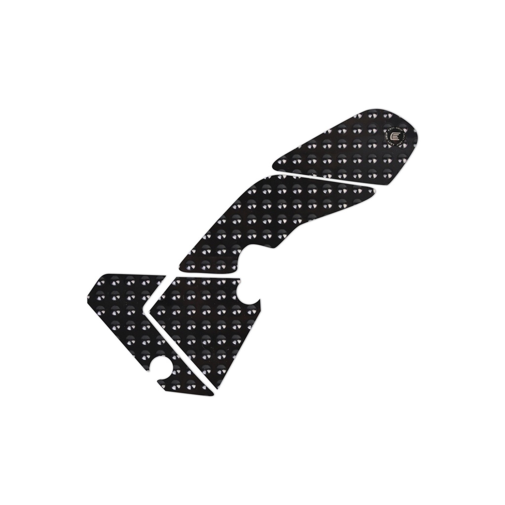[EVO951BL] Eazi-Grip EVO Tank Grips Off-Road for Yamaha Tenere 700, clear or black (Black)