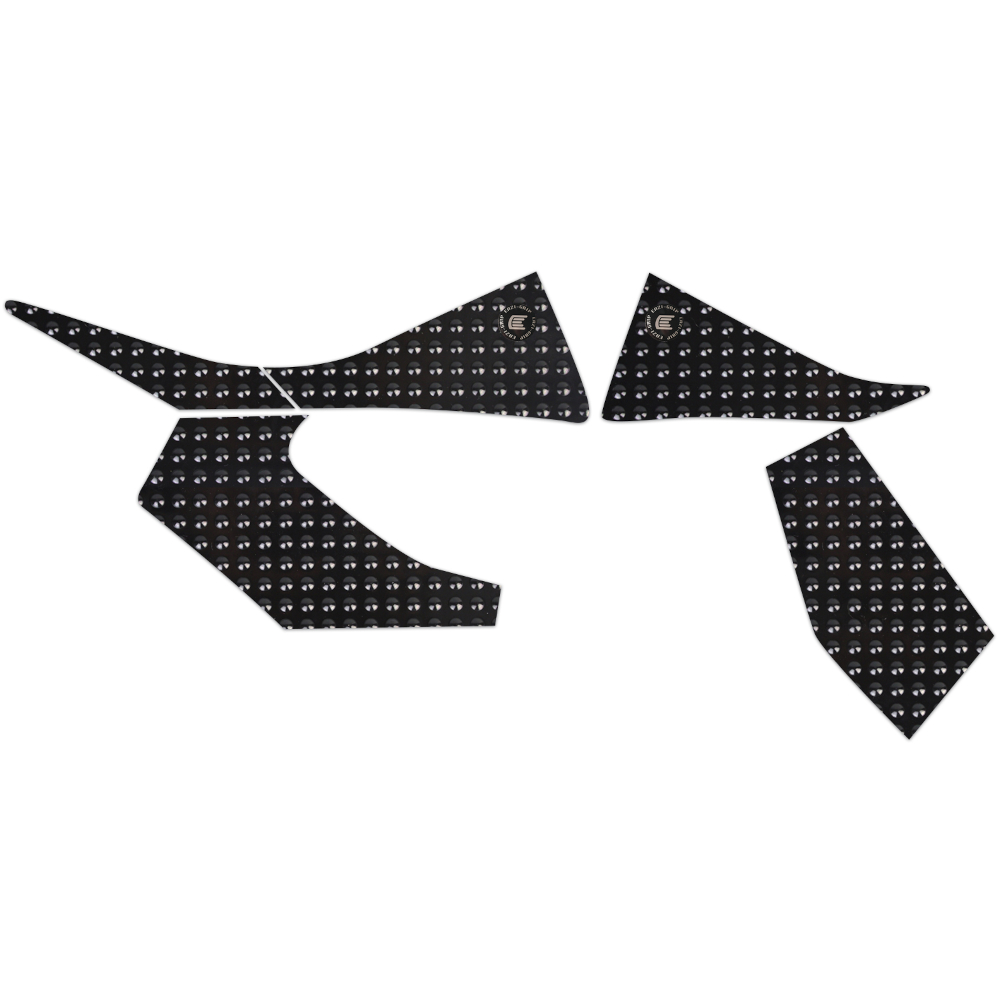 [EVO522BL] Eazi-Grip EVO Tank Grips for KTM EXC EXC-F SX SX-F clear or black (Black)