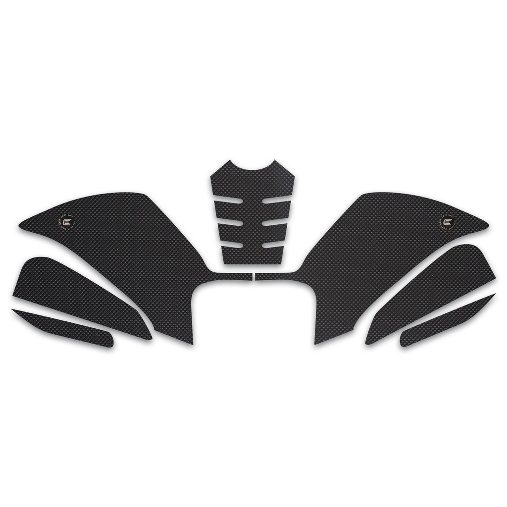 [WRAPHON007BL] Eazi-Grip PRO Wrap-Around Tank Grip for Honda CBR650R CB650R, clear or black (Black)