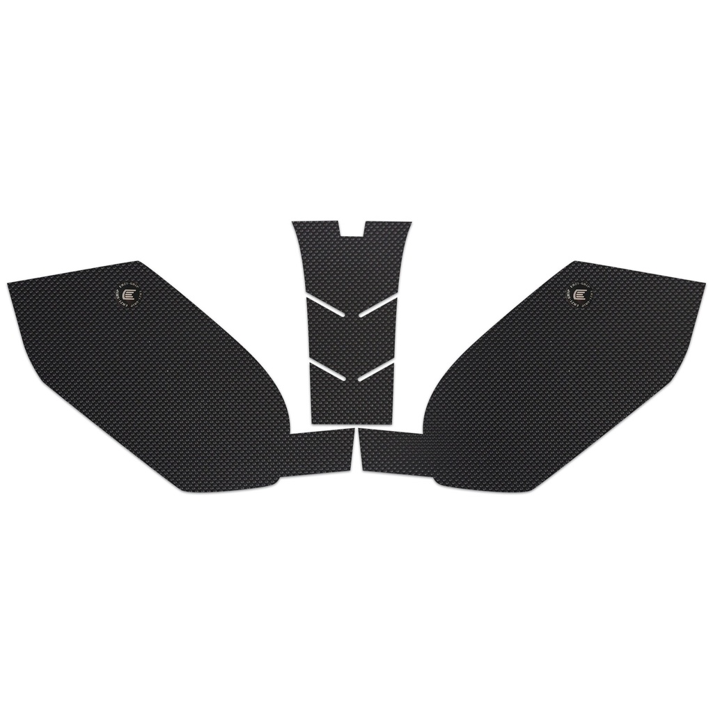 [WRAPKAW009BL] Eazi-Grip PRO Wrap-Around Tank Grip for Kawasaki Ninja 500 Z500, clear or black (Black)