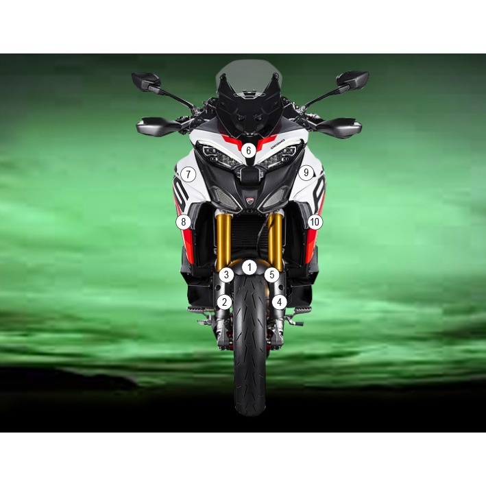 Eazi-Grip Paint Protection Film for Ducati Multistrada V4 RS, gloss or matte