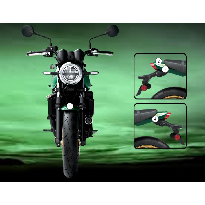 Eazi-Grip Paint Protection Film for Kawasaki Z650RS, gloss or matte