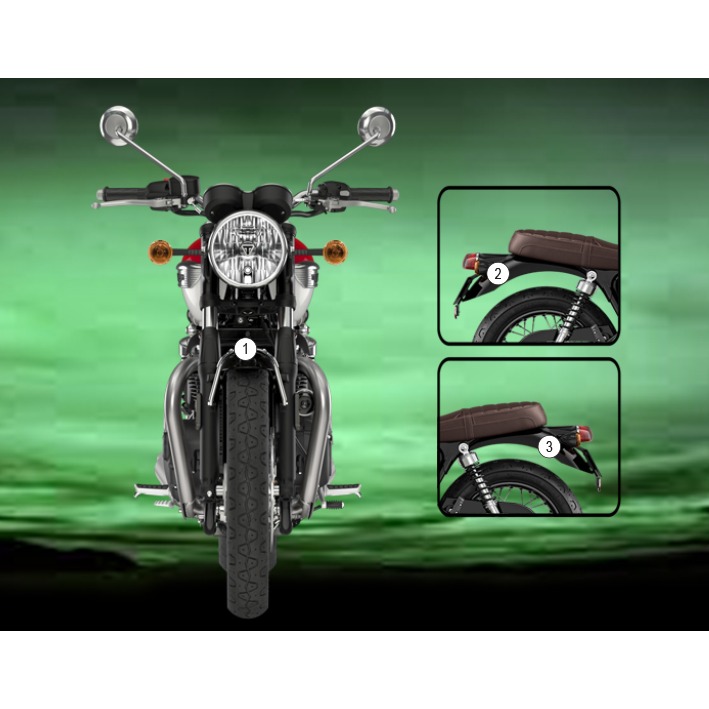 Eazi-Grip Paint Protection Film for Triumph Bonneville T100 T120, gloss or matte