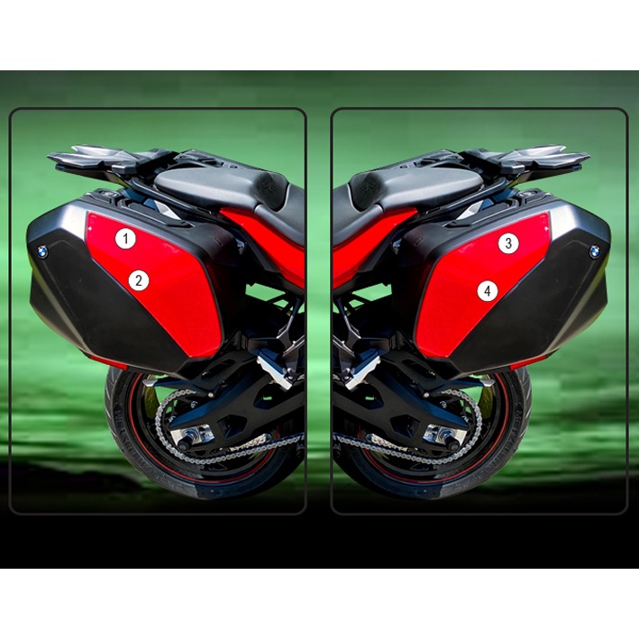 Eazi-Grip Pannier Protection Film for BMW S 1000 XR, gloss or matte
