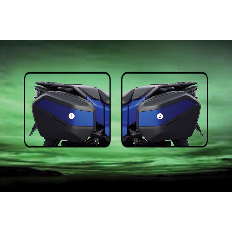 [PANNIERBMW006] Eazi-Grip Pannier Protection Film for BMW R 1300 RT, gloss or matte (Gloss)