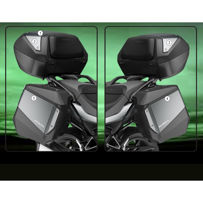 Eazi-Grip Pannier Protection Film for Honda NT1100, gloss or matte
