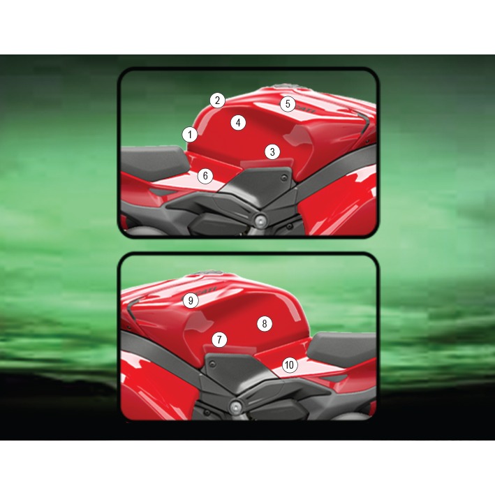 Eazi-Grip Tank Protection Film for Ducati Panigale Streetfighter V4
