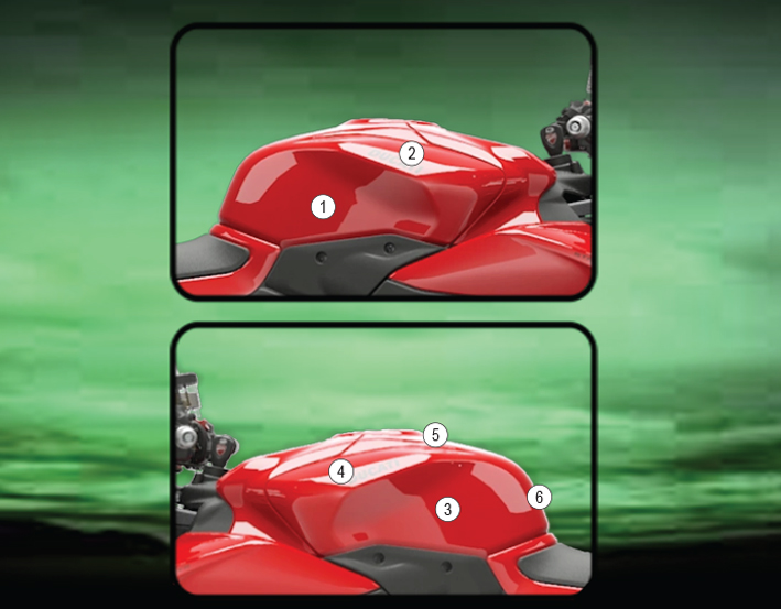 Eazi-Grip Tank Protection Film for Ducati Panigale Streetfighter V2
