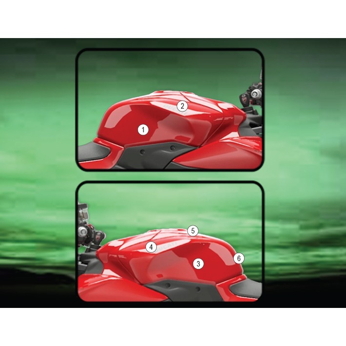 [TANKDUC008] Eazi-Grip Tank Protection Film for Ducati Panigale Streetfighter V2 (Gloss)