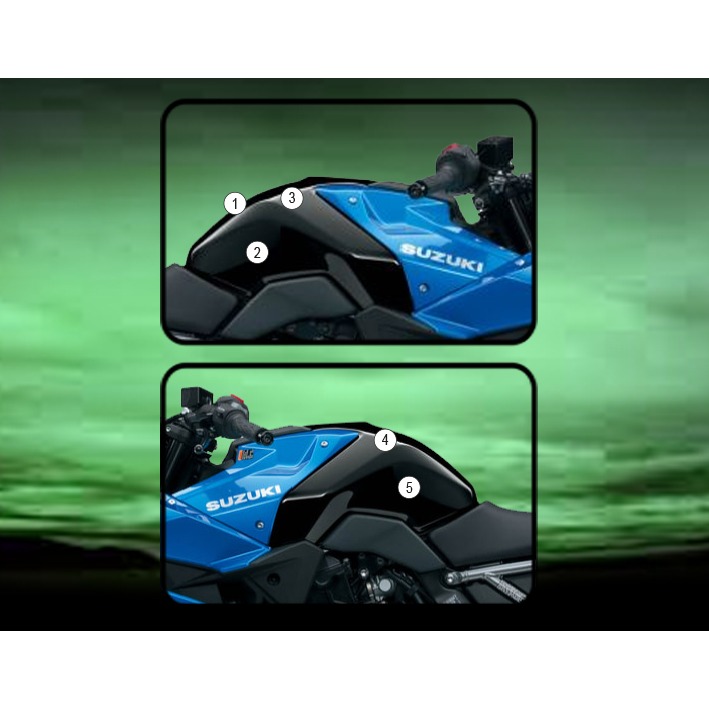 [TANKSUZ004] Eazi-Grip Tank Protection Film for Suzuki GSX-8 R S (Gloss)