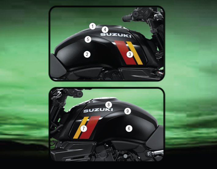 Eazi-Grip Tank Protection Film for Suzuki GSX-8 T TT