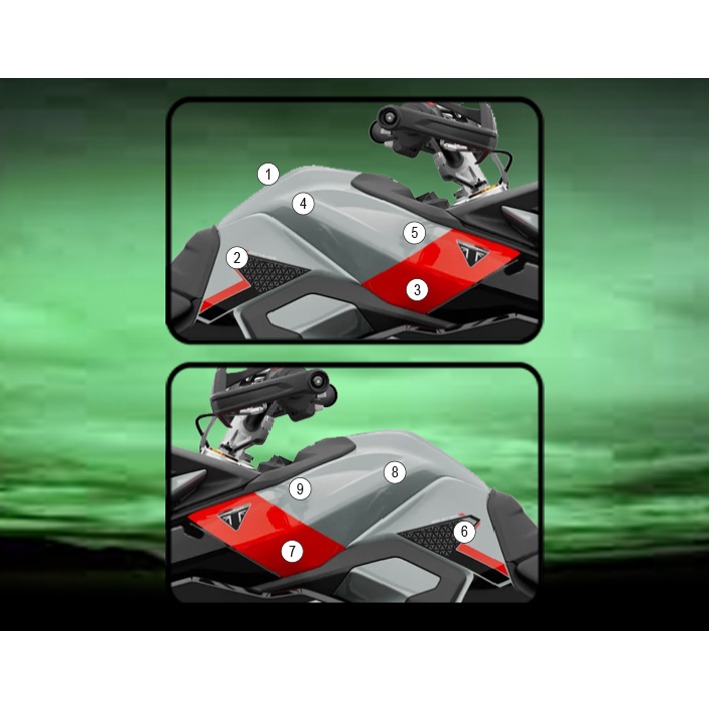 Eazi-Grip Tank Protection Film for Triumph Tiger 900