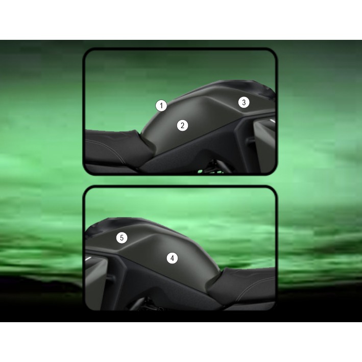 [TANKYAM006] Eazi-Grip Tank Protection Film for Yamaha Tracer 7 (Gloss)