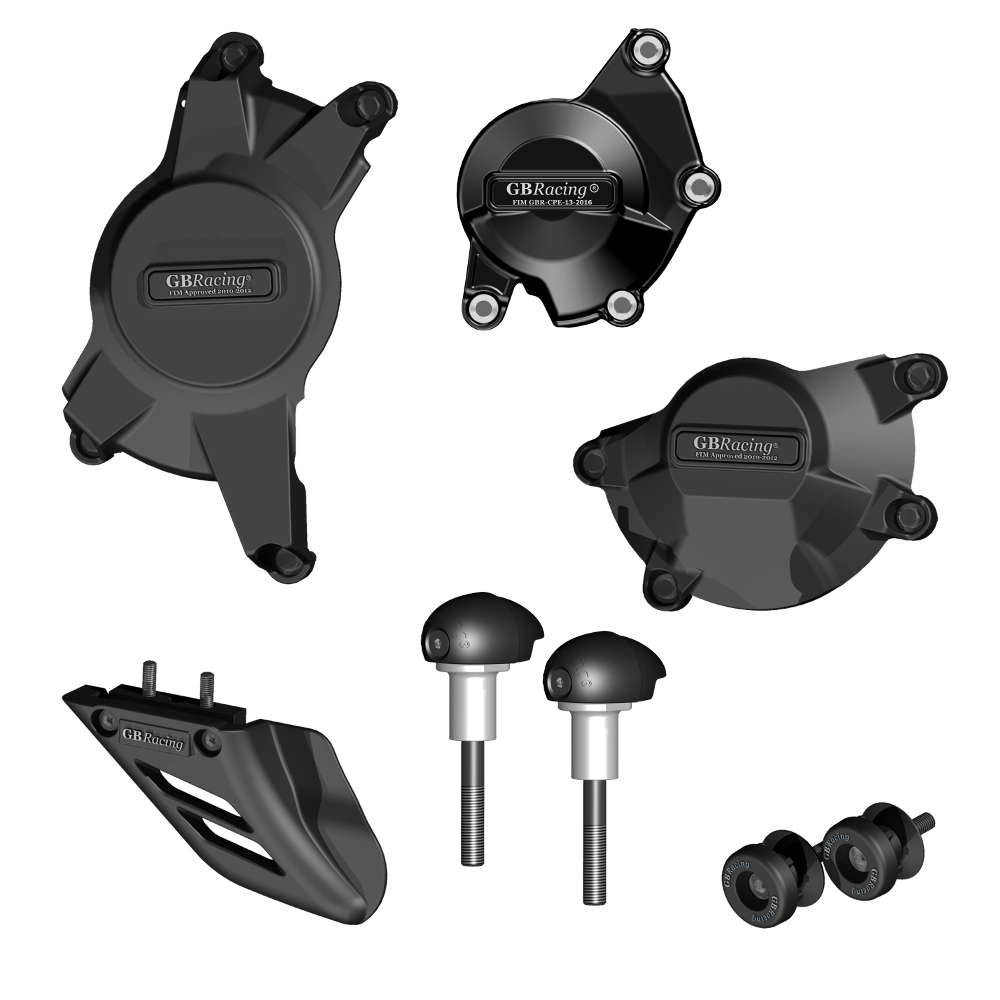 [CP-GSXR1000-K9-CS-S-GBR] GBRacing Crash Protection Bundle (Street) for Suzuki GSX-R 1000