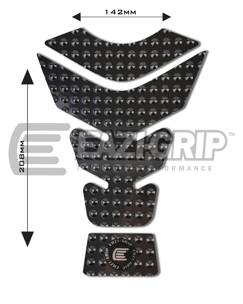Eazi-Grip EVO Centre Tank Pad G 142mm x 208mm, clear or black