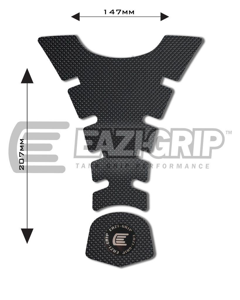 Eazi-Grip PRO Centre Tank Pad H 147mm x 207mm, clear or black