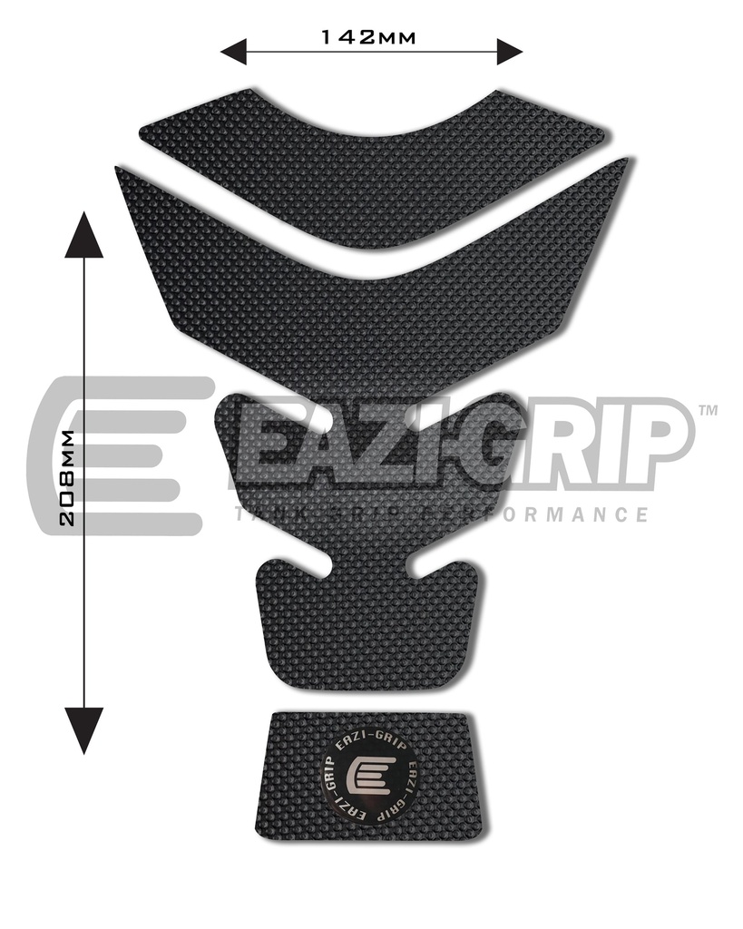 Eazi-Grip PRO Centre Tank Pad G 142mm x 208mm, clear or black