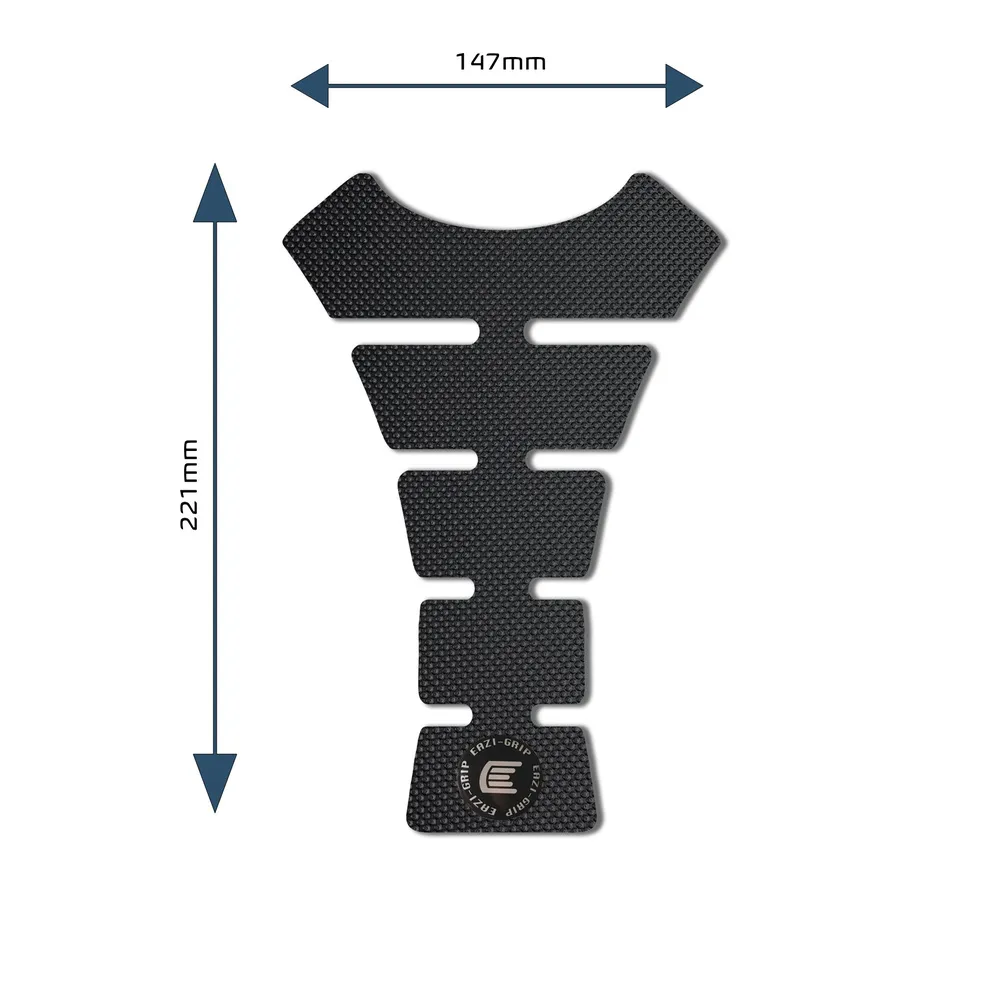 [PROCENTREPADFBL] Eazi-Grip PRO Centre Tank Pad F 147mm x 221mm, clear or black (Black)