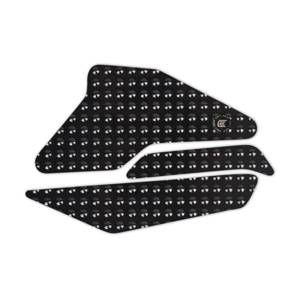 [EVO921BL] Eazi-Grip EVO Tank Grips for Yamaha MT-09 Tracer FJ-09, clear or black (Black)