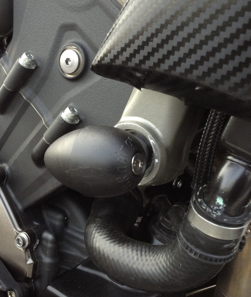 GBRacing RHS Bullet Frame Slider (Street) for Yamaha MT-09
