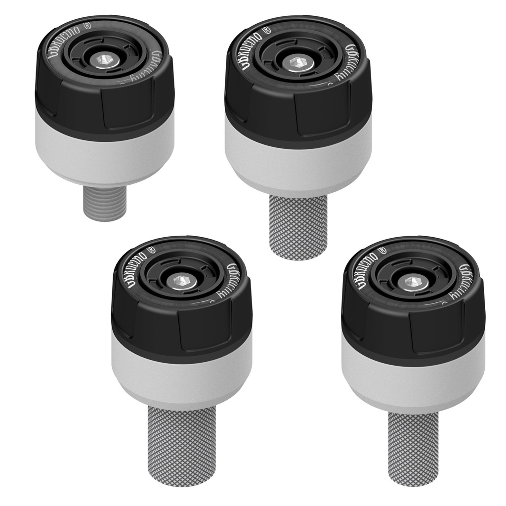 GBRacing Spindle Protector Set for Yamaha Tracer 9 GT