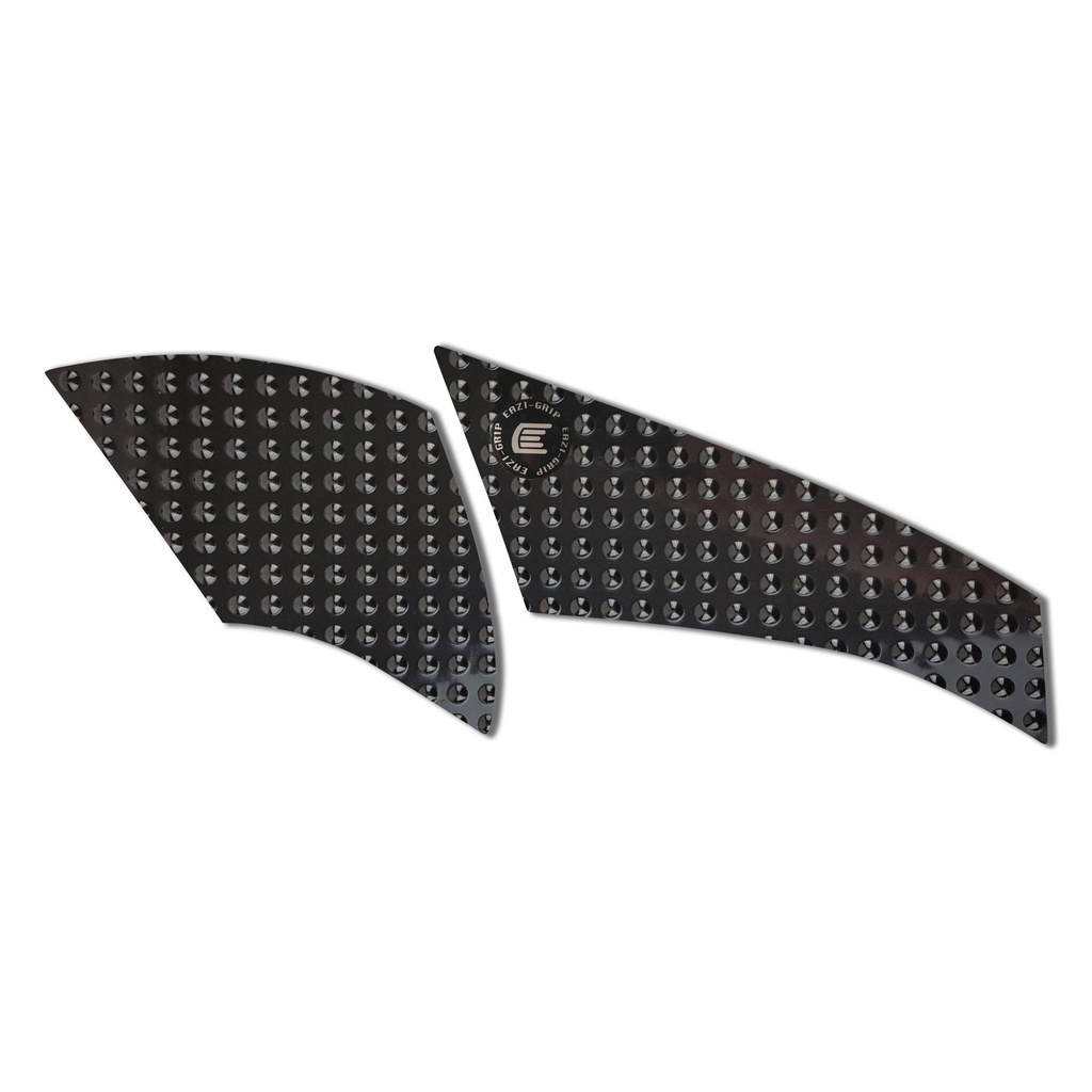 [EVO220BL] Eazi-Grip EVO Tank Grips for Ducati Multistrada 1200 1260S V2, clear or black (Black)