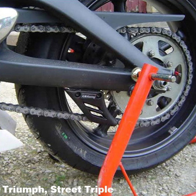GBRacing Lower Chain Guard / Shark Fin for Triumph Street Triple 675