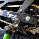 GBRacing Lower Chain Guard 8mm Paddock Stand Bobbin Assembly for Kawasaki Ninja ZX-6R 600