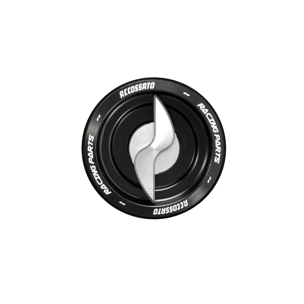 [GC101S] Accossato Spare Cap for Quick Action Fuel Cap silver