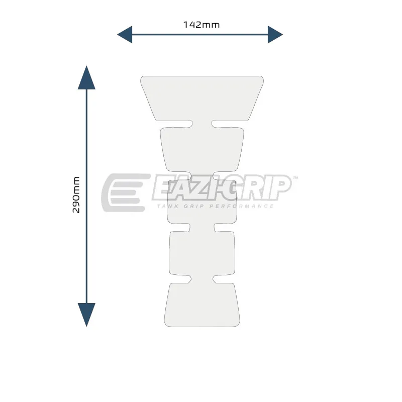 [SCTPCENTREPADE] Eazi-Grip PPF Centre Tank Pad E 142mm x 290mm