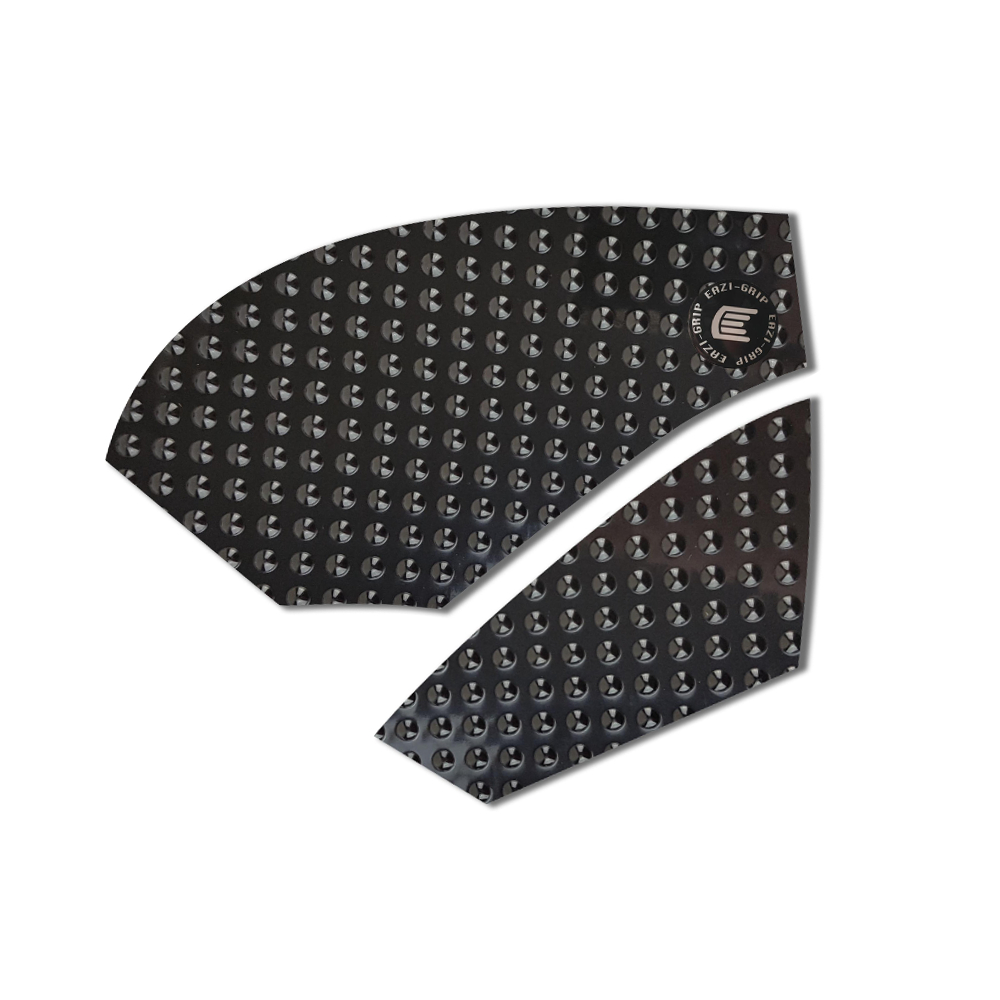 [EVO406BL] Eazi-Grip EVO Tank Grips for Kawasaki Ninja ZX-6R 2007 - 2008, clear or black (Black)