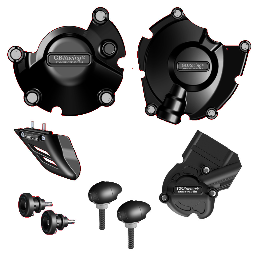 [CP-R1-2019-R-CS-GBR] GBRacing Crash Protection Bundle (Race) for Yamaha YZF-R1 YZF-R1M