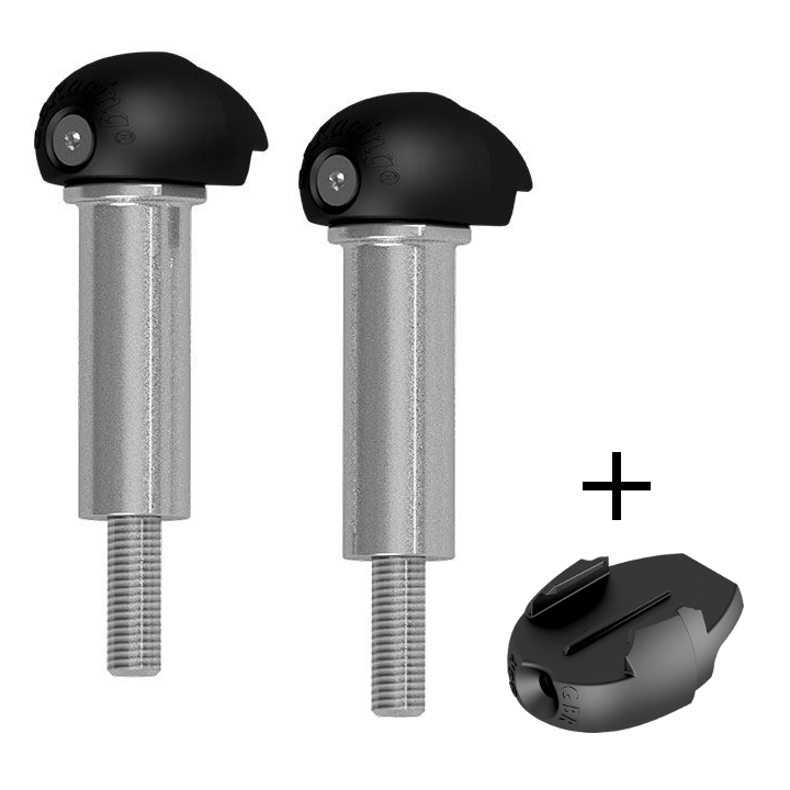 [FS-R7-2022-S-GPR] GBRacing Bullet Frame Sliders (Street) for Yamaha YZF-R7 GoPro™ Camera Mount bundle
